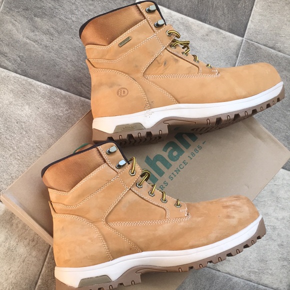 Size 13 6E Dunham 8000 6 inch safety toe boot. Wheat color. - Picture 6 of 8